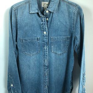 Denim button down shirt